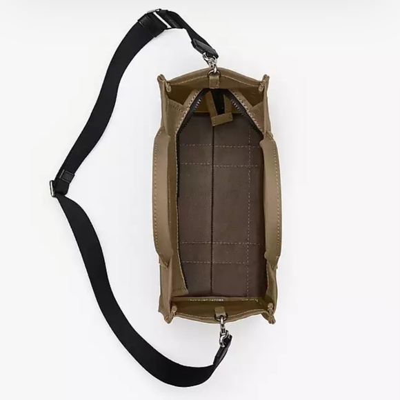 Marc Jacobs THE TOTE Bag, Size Medium in Slate Green Canvas - Picture 3 of 16